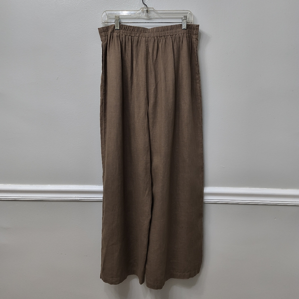 Women's Wide Leg Brown Pants